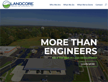 Tablet Screenshot of landcoreconsulting.com